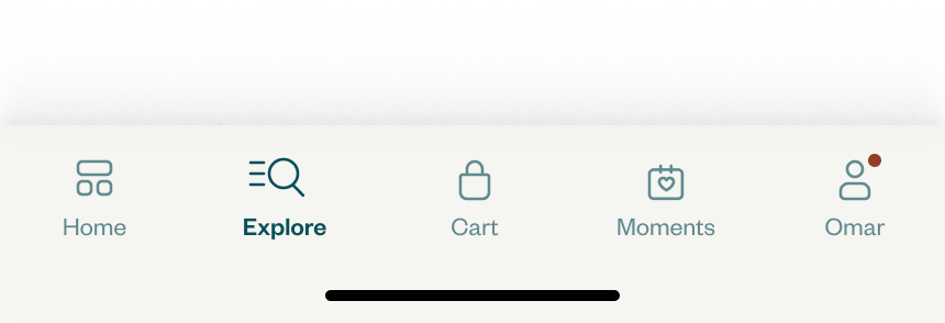 Floward tab bar